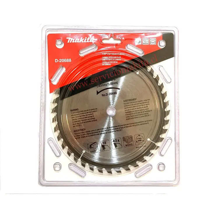Disco Sierra Makita 7.1/4 Madera 40 Dientes (D-20688) 1