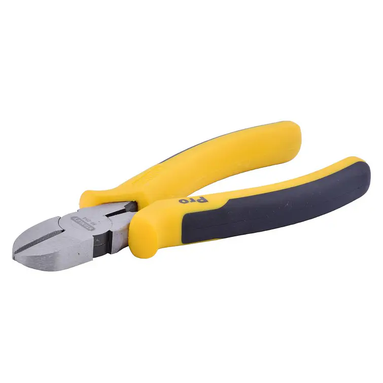 Alicate  Corte Diagonal Stanley 6 M/Amarillo #84054 (120821) L.D.E 1