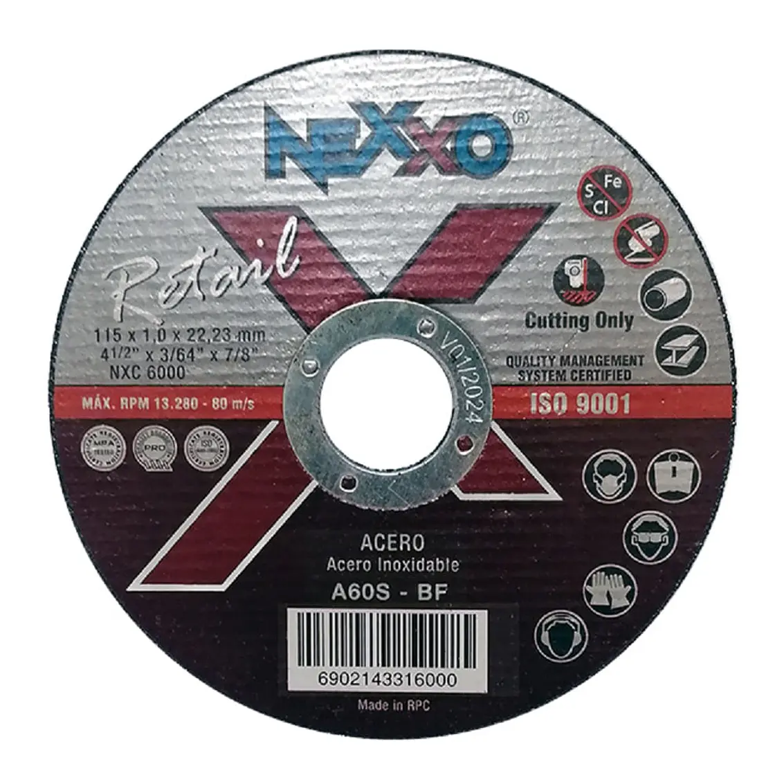Disco Corte Nexxo Inox 4 1/2 X 1Mm (21Dcca6000) Christensen 1