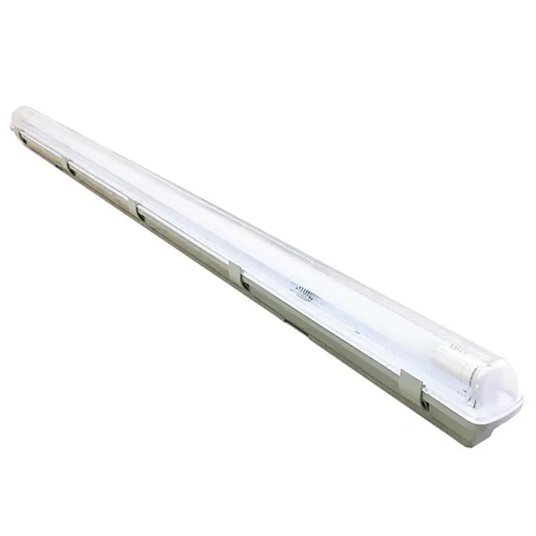 Equipo Estanco [10W] 600Lm/6500K X2 C/U C/Tubo Led Vidrio Bco G13 1