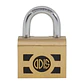 Candado Mod. 710 Con Sensormatic Bronce Odis Display - Miniatura 1