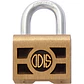 Candado Mod. 730 Con Sensormatic Bronce Odis Display 38Mm - Miniatura 1