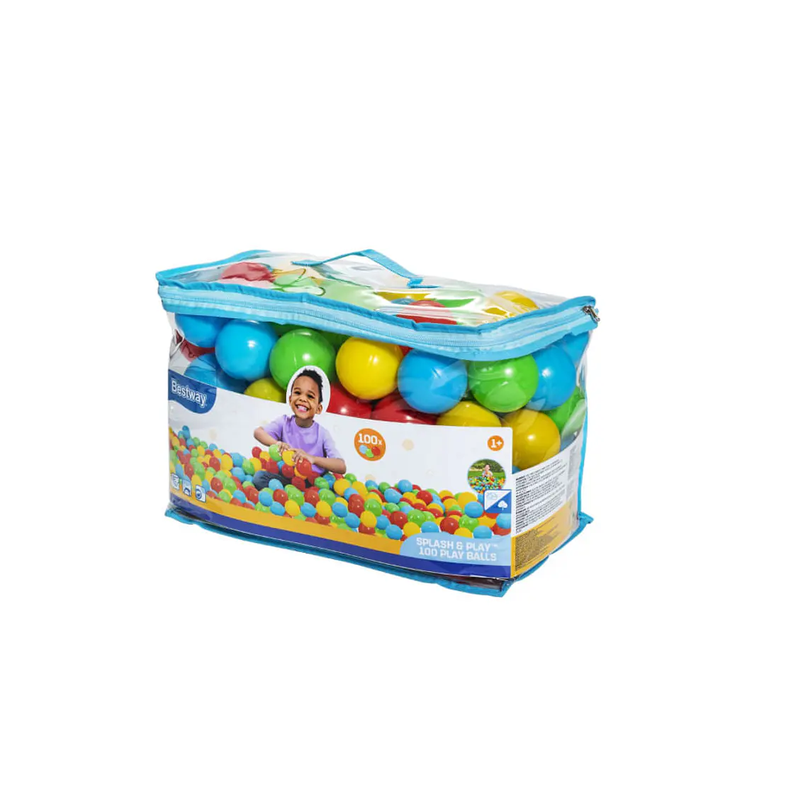 Pack 100 Pelotas Plast.Multicolor Bestway 1