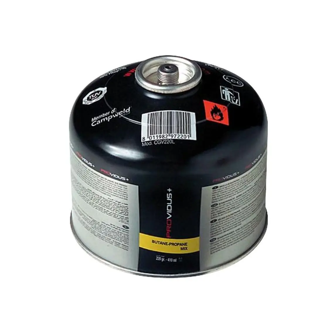 Cartucho De Gas 230 Grs. C/Valvula 1