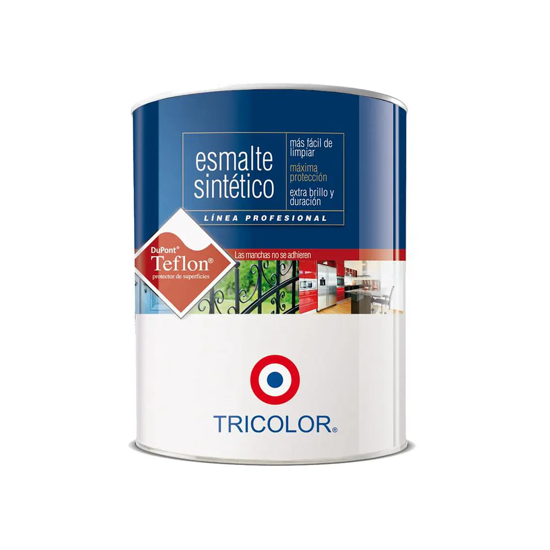 Esmalte Sintetico Tric. 1/4 Gl. Verde Bosque 1