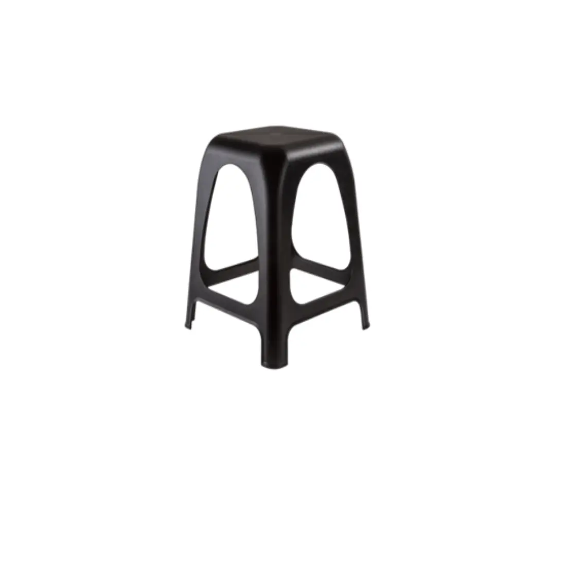 Banquito Apilable Taly Negro 1