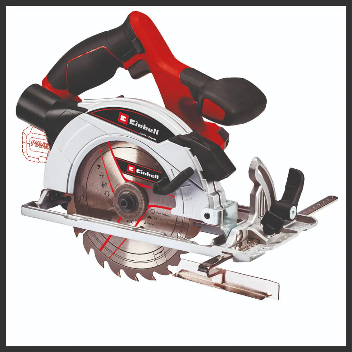 Sierra Circular Einhell Inalambrica4200 Min-1Disco Ø165 X Ø20 Mm 3