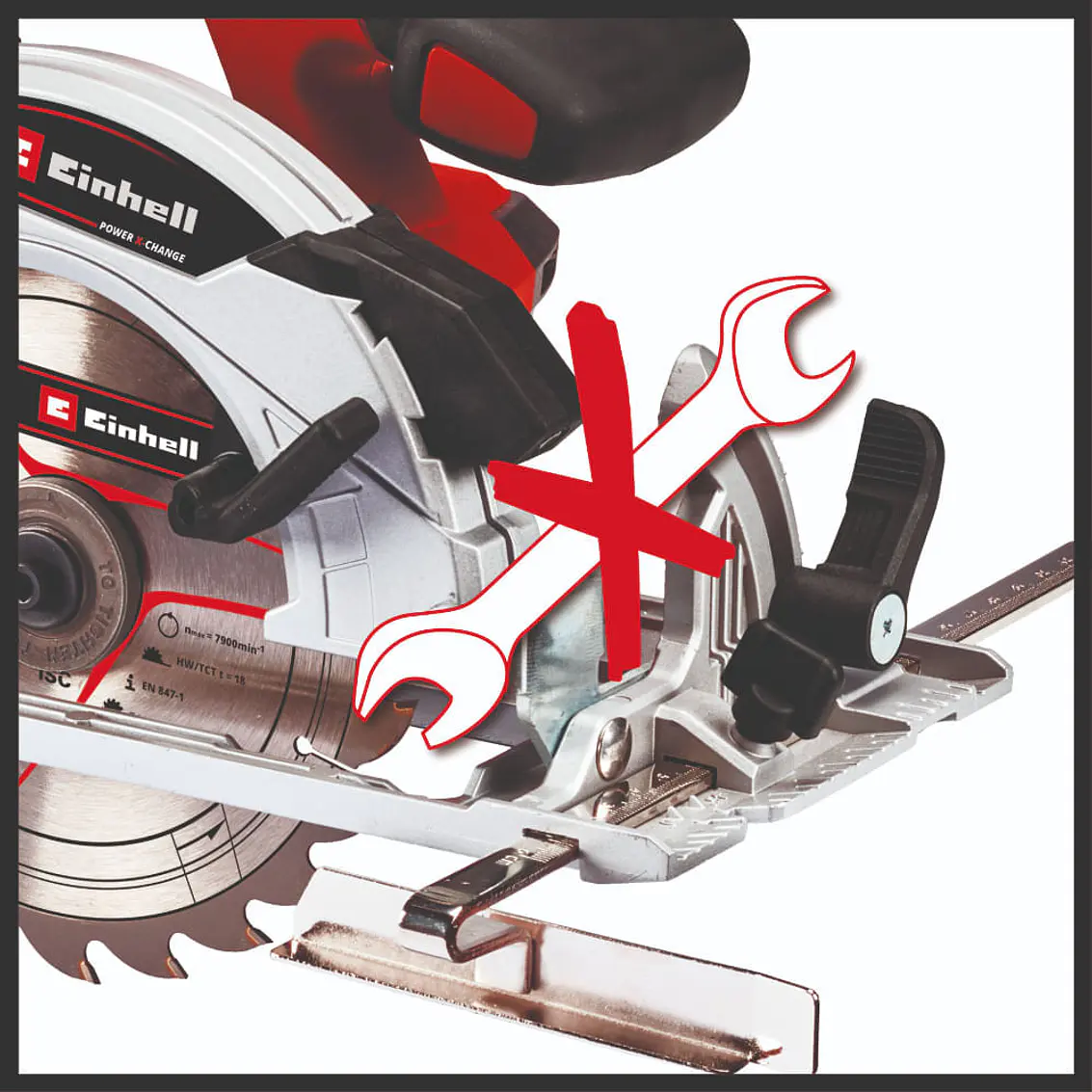 Sierra Circular Einhell Inalambrica4200 Min-1Disco Ø165 X Ø20 Mm 5