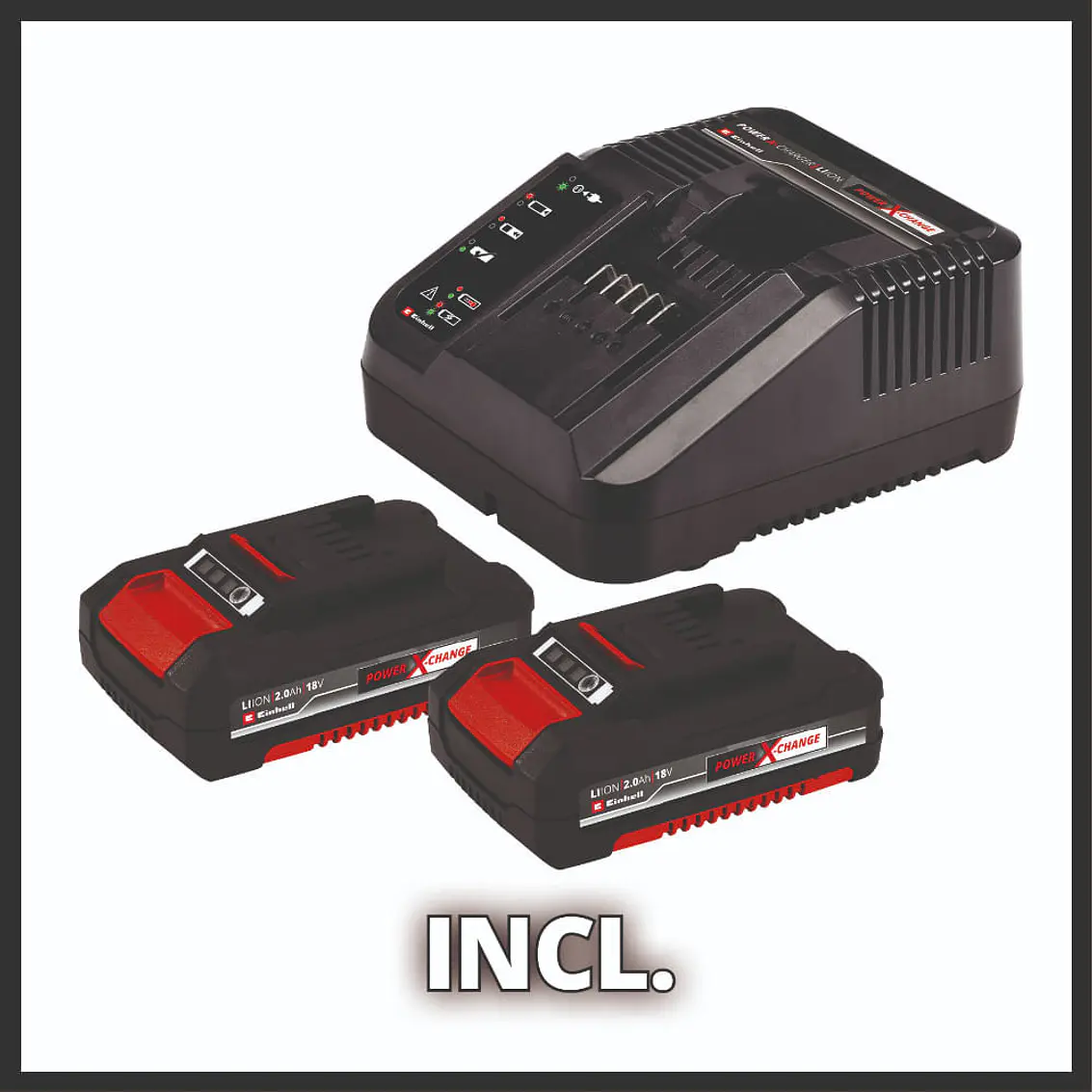 Taladro Percutor Einhell Inalambrico 18 V 40 Nm 10 Mm 2 X 2,0 Ah + E-Box 2