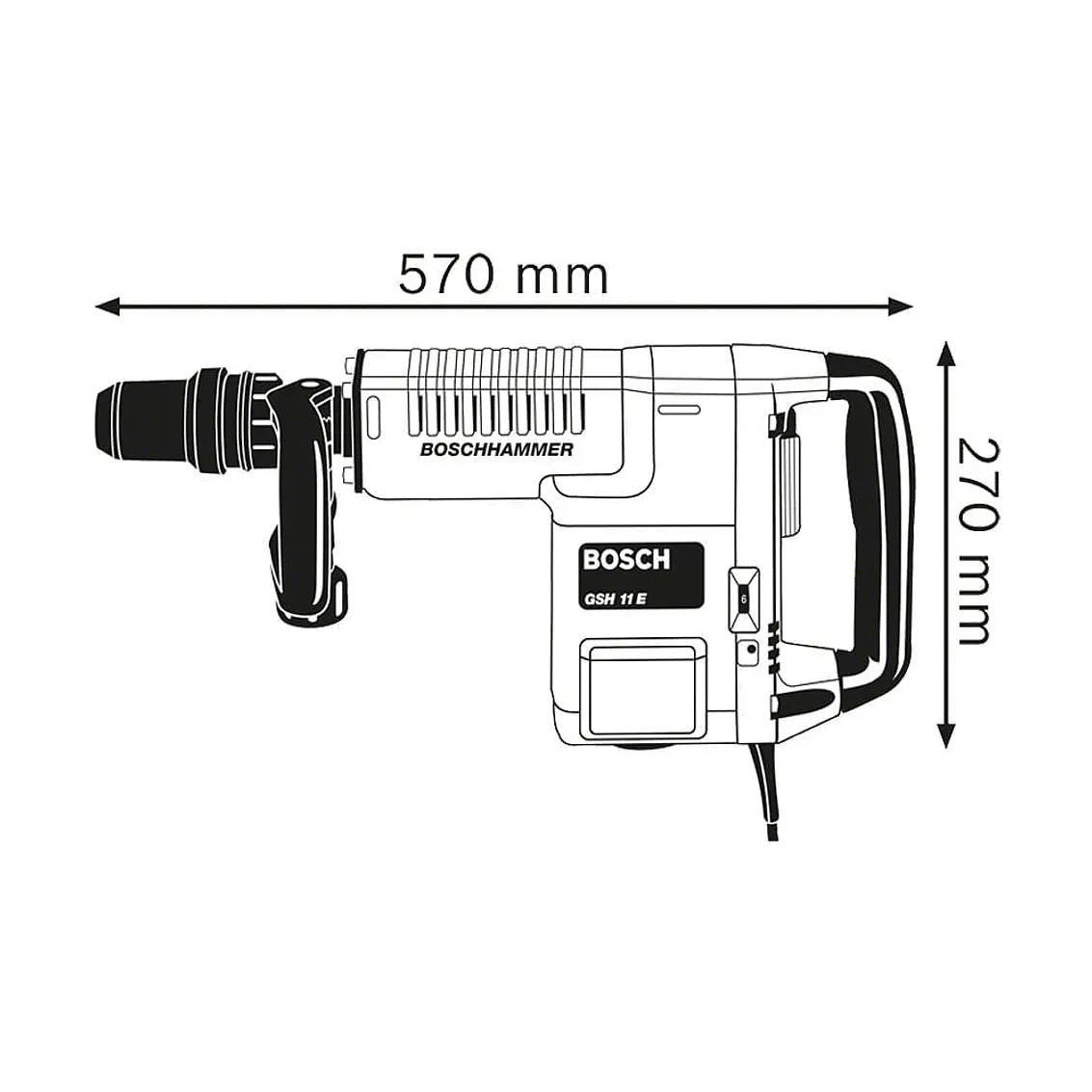 Martillo Demoledor Bosch Gsh 11 E 5