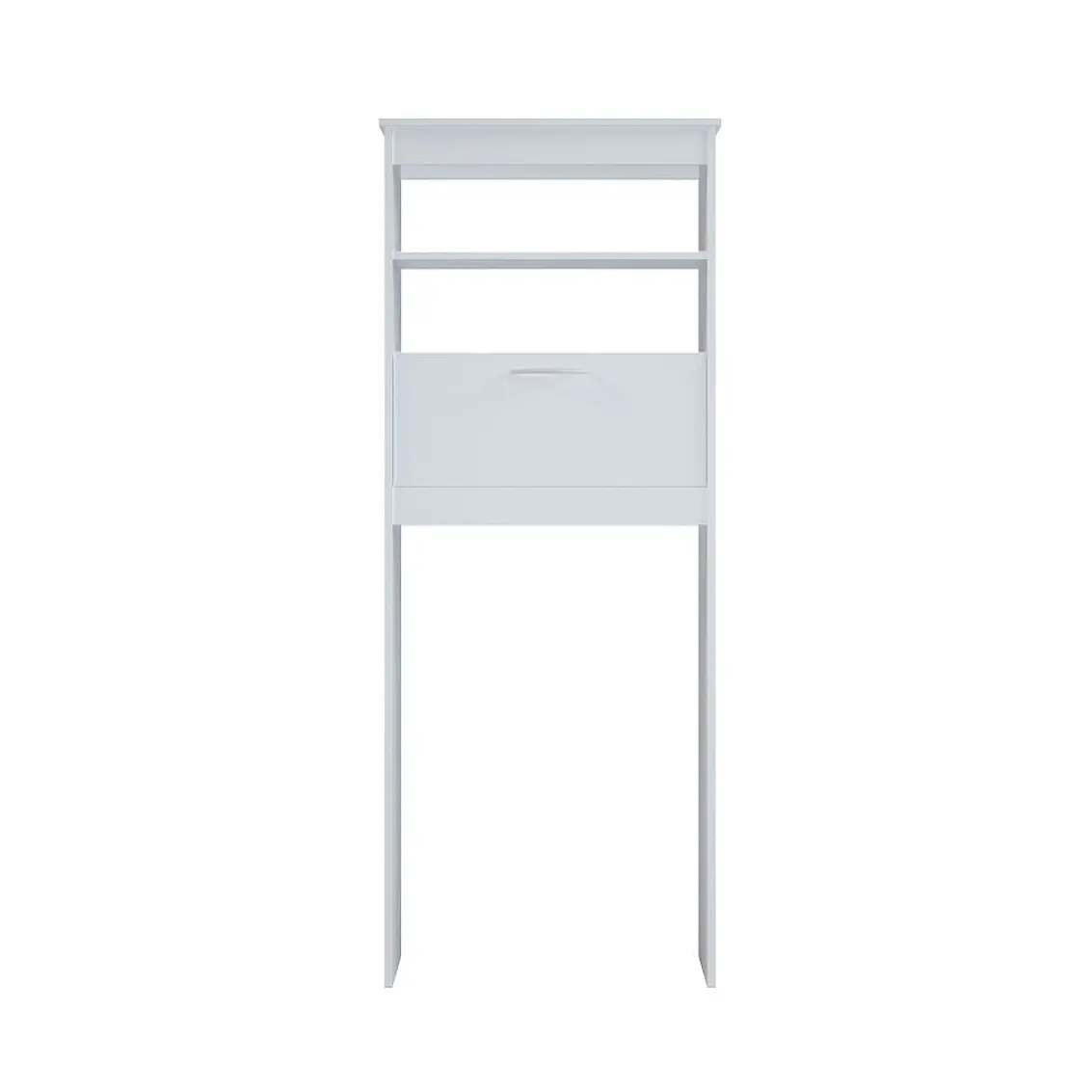 Mueble Baño Blanco Wc Ahorrador Espacio 63X28X160Cm 1