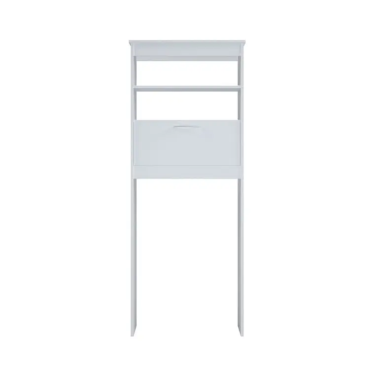Mueble Baño Blanco Wc Ahorrador Espacio 63X28X160Cm 1
