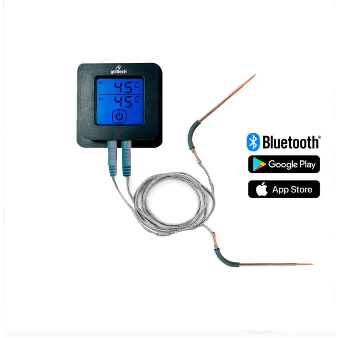 Termometro Bluetooth Grilltech 2 Sondas 1