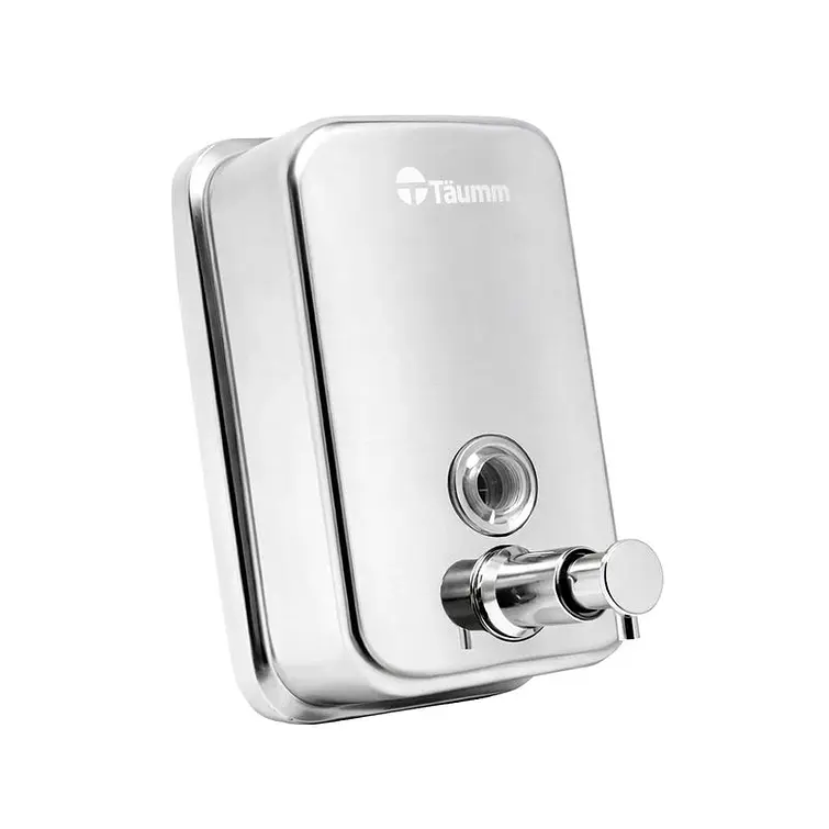 Dispensador Jabon Al Muro 500Cc.Acero Inox. 1