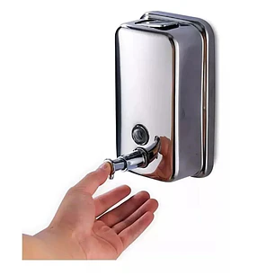 Dispensador Jabon Al Muro 800Cc. Acero Inox.