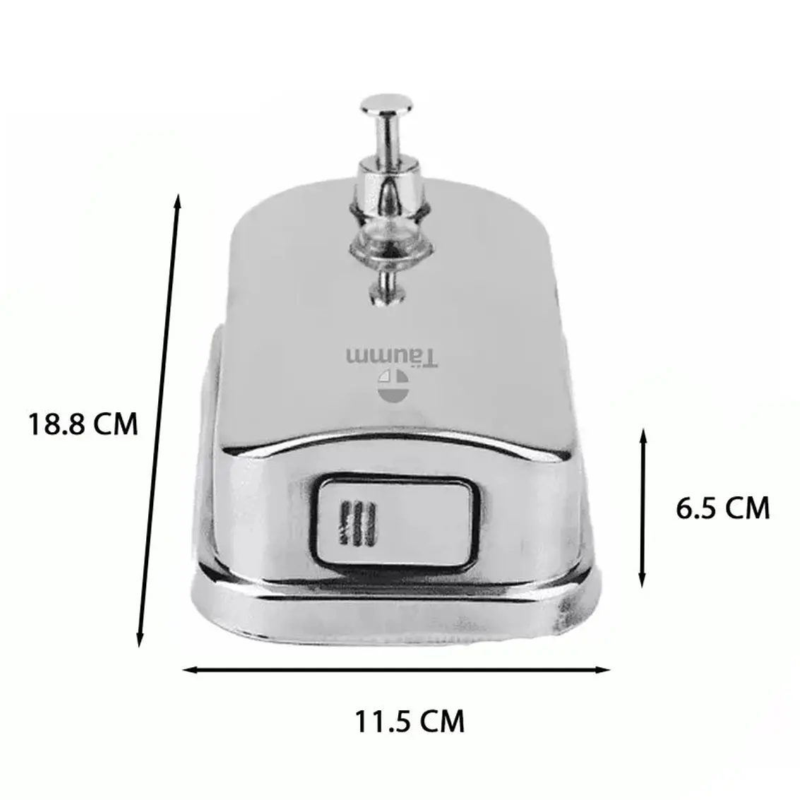 Dispensador Jabon Al Muro 800Cc. Acero Inox. 3