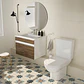 Taza Wc Atenas Piso 30Cm C/Asto. Y Fijacion - Miniatura 2