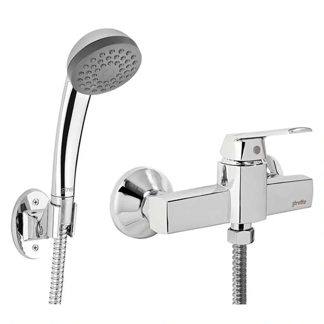 Monomando Ducha Modena Cromo 1