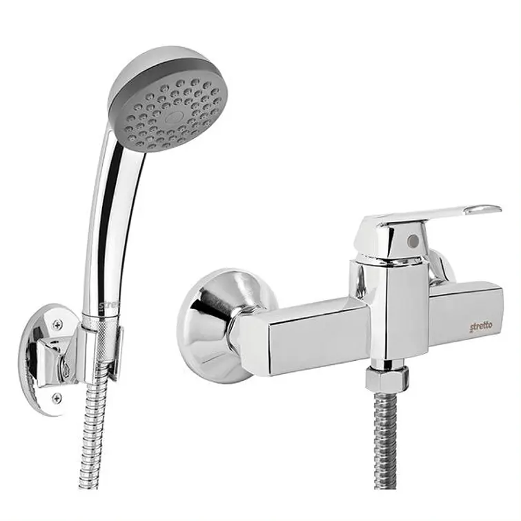 Monomando Ducha Modena Cromo 1