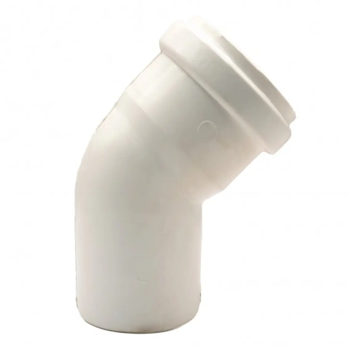 Codo Pvc Blanco Sanit 50Mm 45° 3