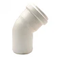 Codo Pvc Blanco Sanit 50Mm 45° - Miniatura 3