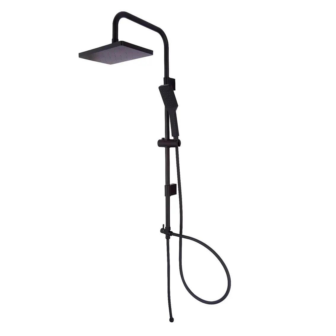Columna Ducha Fas Negro Mate Cuadrado 1