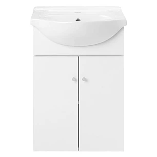 Kit Mueble Marie 50 Blanco + Cubierta Blanche 80X50