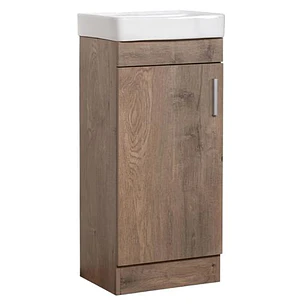 Kit Mueble Claire 40 Lenga + Cubierta Blanche