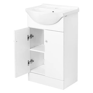 Kit Mueble Marie 50 Blanco + Cubierta Blanche 80X50