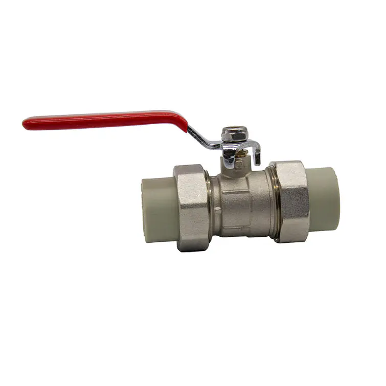 Llave De Bola Ppr 40Mm Gris Cuerpo Metalico Fusion/Fusion 1