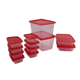 Set Recipiente 12Und Plastico