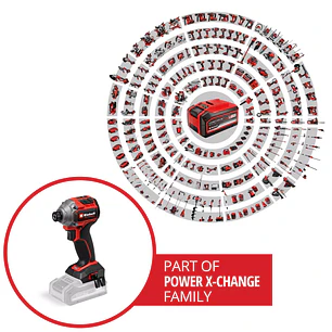Atornillador De Impacto Inalámbrico 18V 2800 Rpm 250 Nm Brushless