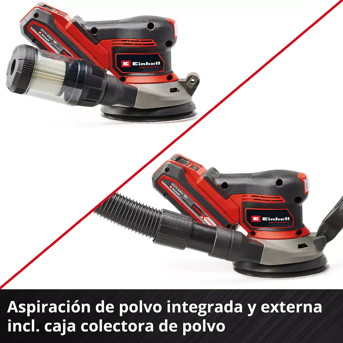 Lijadora Rotorbital Inalambrica Einhell 6000 – 24000 Rpm 7