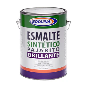 Esmalte Sintetico Pajarito Gl. Negro Soquina