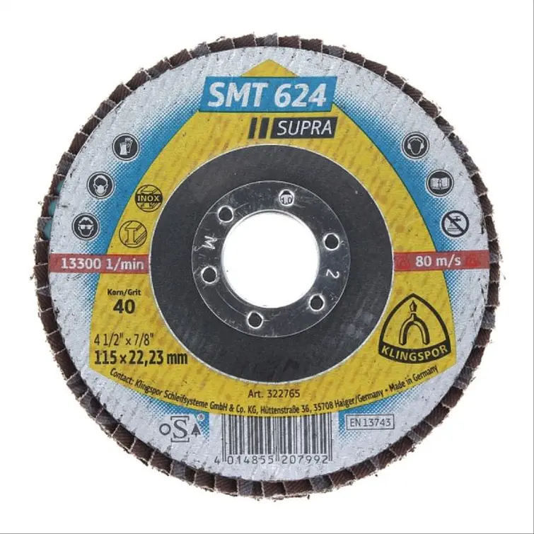 Disco Laminado 4,5 G.40 Smt624 115X22,23 (322765)  Klingspor 2