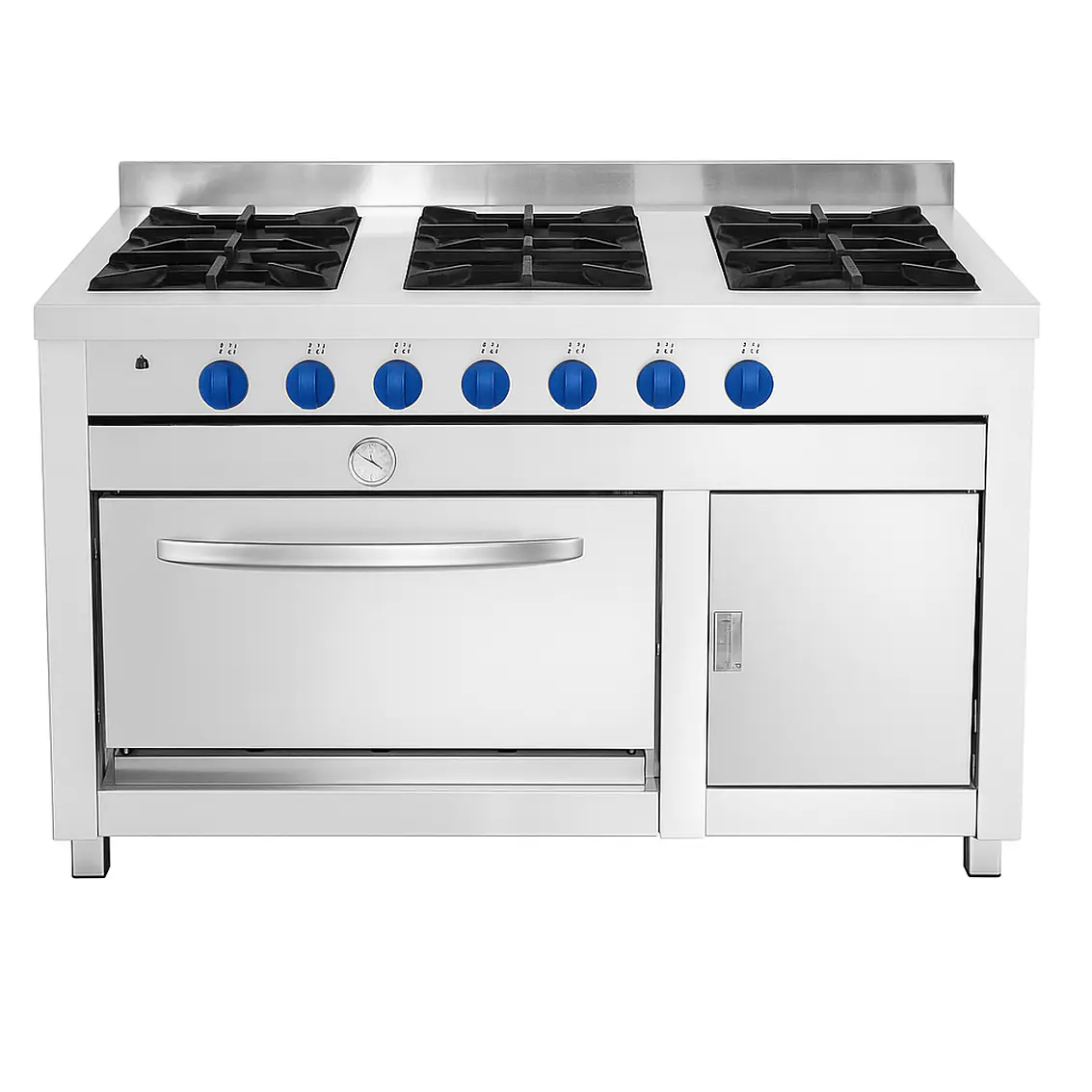 COCINA 6 PL HORNO 58X65 INOX VCG-6AI VENTUS 1