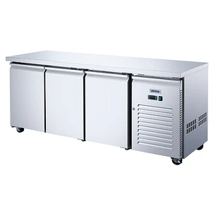 MESÓN REFRIGERADO 3 PTAS ACERO INOX. 480L VMR3PS-480 VENTUS