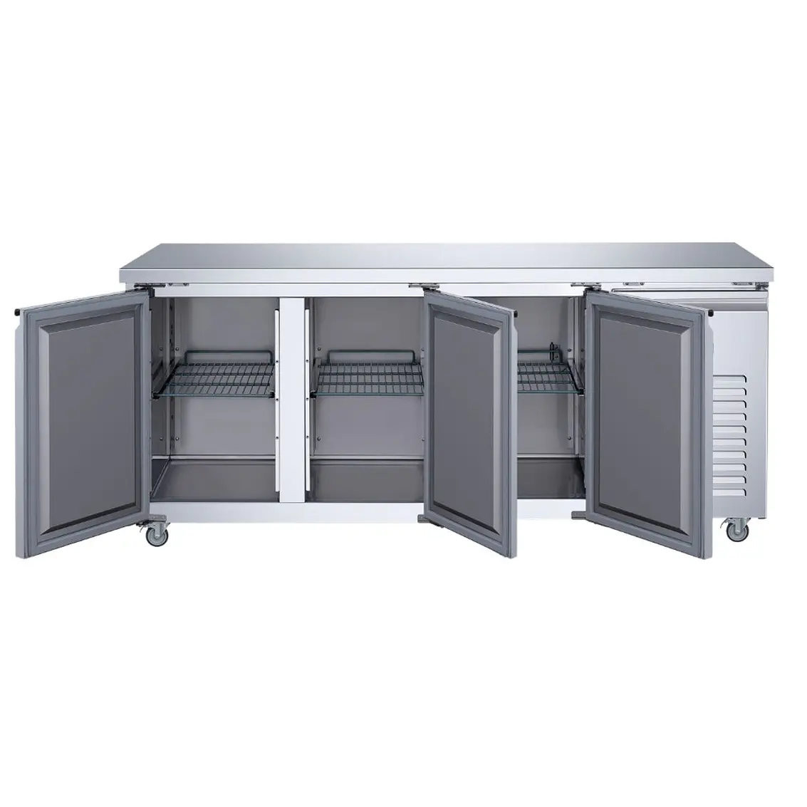 MESÓN REFRIGERADO 3 PTAS ACERO INOX. 480L VMR3PS-480 VENTUS 7