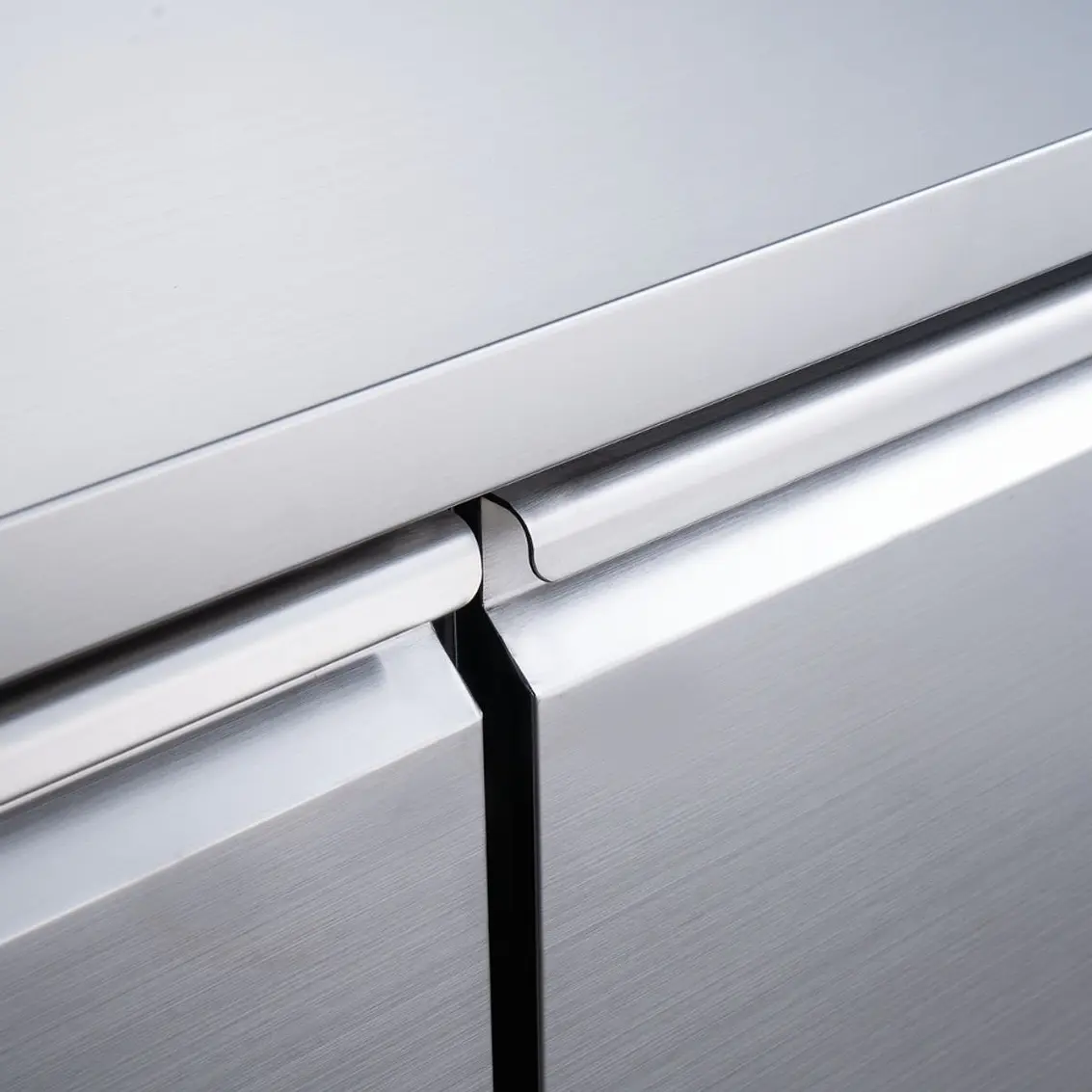 MESÓN REFRIGERADO 3 PTAS ACERO INOX. 480L VMR3PS-480 VENTUS 8