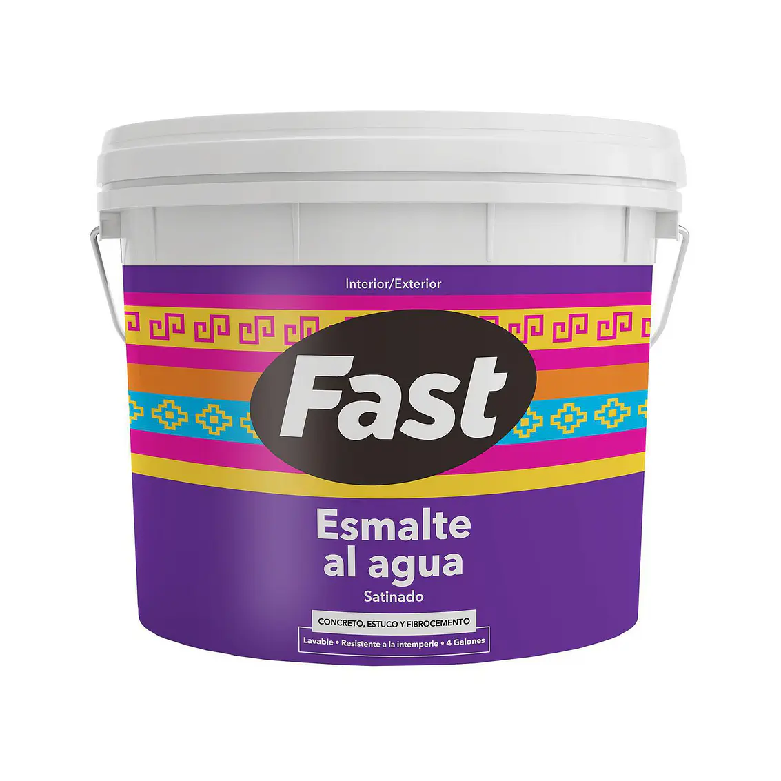Esmalte Al Agua Fast Blanco 4Gl 1
