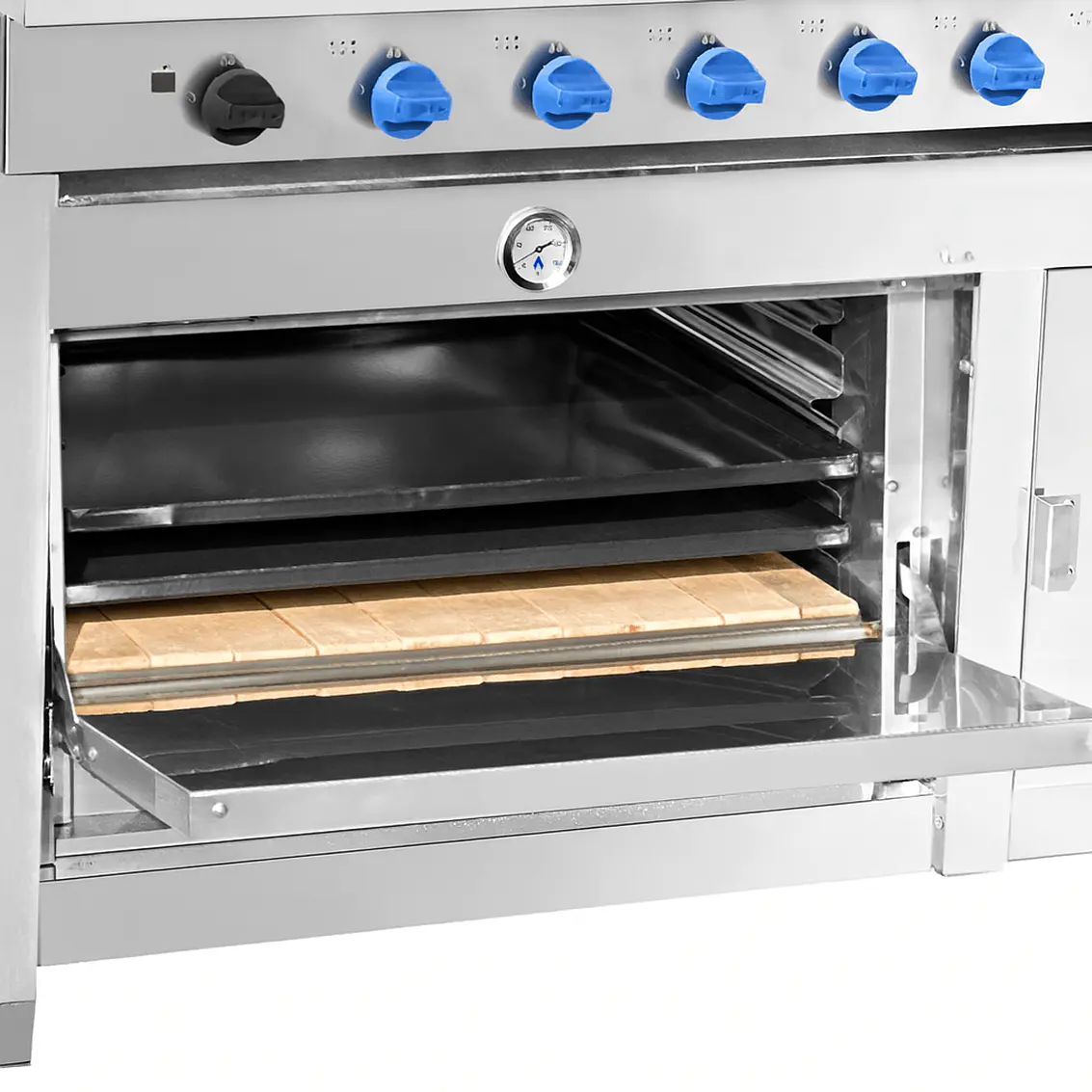 COCINA 6 PL HORNO 58X65 INOX VCG-6AI VENTUS 4
