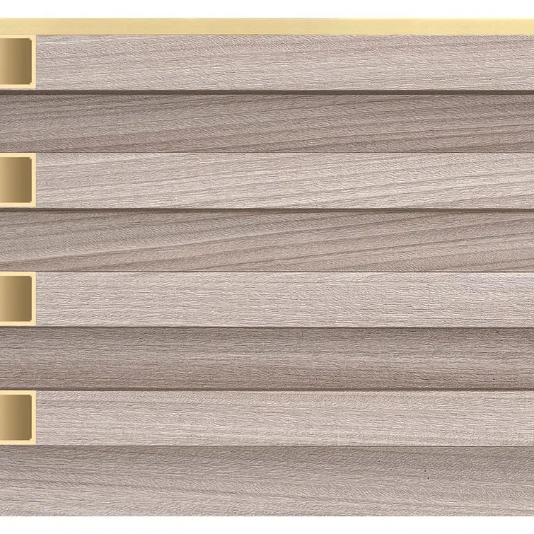 Wall Panel Ranurado Crema 15X 2.40Mts 1