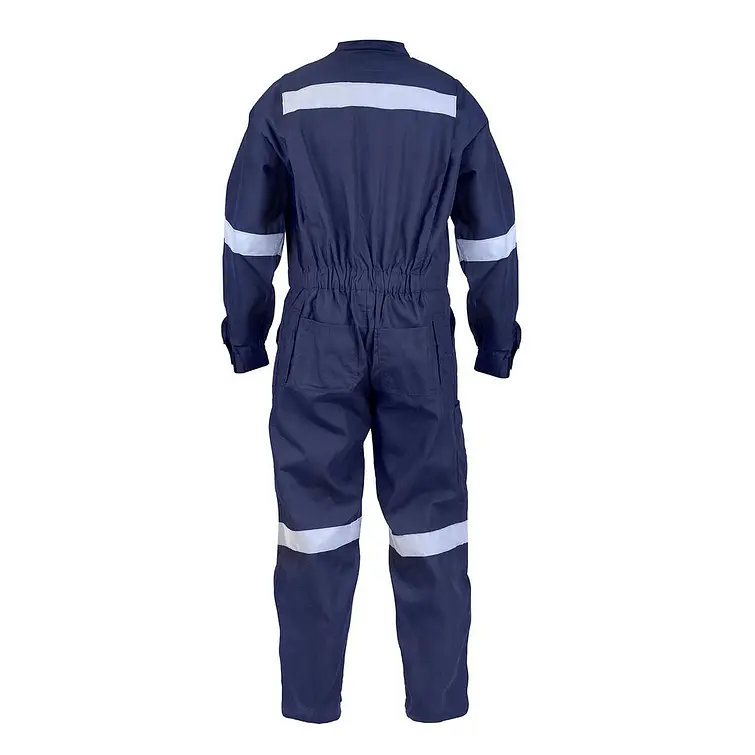 OVEROL POPLIN AZUL C/ CINTA REFLECT. 2