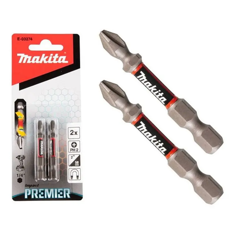 Punta De Torsion Impact Gold Ph2 50Mm [2Pcs] 1