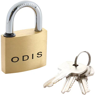 Candado Odis Bronce Liso 140 40Mm. Display