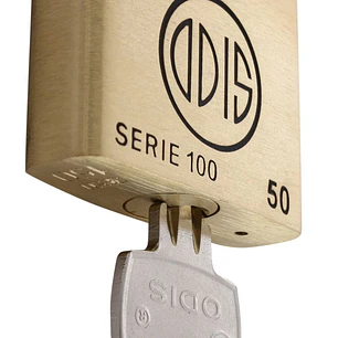 Candado Odis Bronce Liso 150 50Mm. Display