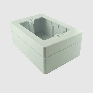 Caja Chuqui Blanca Plastica C/Precortes  Mec