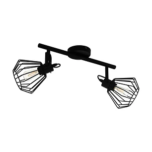 Tabillano Foco Sp Vintage Acero Negro L440 2X40