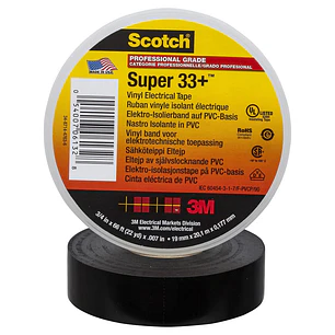 Cinta Elect.Scotch Super 33 Negra 3/4X20Mts. 3M (80-6112-0701-2)