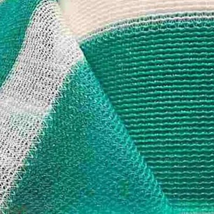 Malla Rachel Franj. 80% Verde/Blanco 2.10 X 5Mts